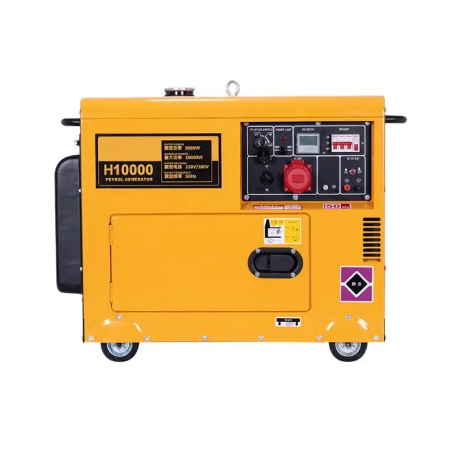 Onduleur portable silencieux HN8500T 6,5 kw, nouveau modèle, pour générateur diesel