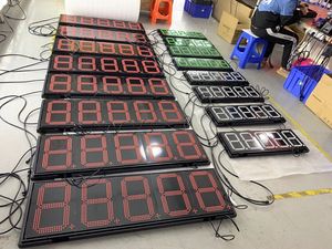 Display a LED per esterni monocolore da 8 pollici per orologio e segno di temperatura con Display GPS e LED rosso - Product Image 2