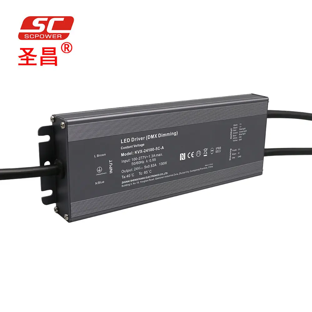 DMX512調光可能LED電源LEDドライバー定電圧30W -360W