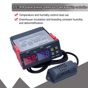 STC-3028 <strong>Digital</strong> Display <strong>Temperature</strong> Humidity <strong>Controller</strong> 12V/24V/220V Incubator and Greenhouse Humidity Control - Product Image 6