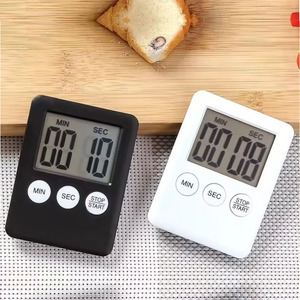 Großbild-LCD-Countdown-Timer Digitale Kunststoff-Küchen timer mit Alarm für die Haus manns kost Täglicher Gebrauch Elektronischer Timer - Product Image 1