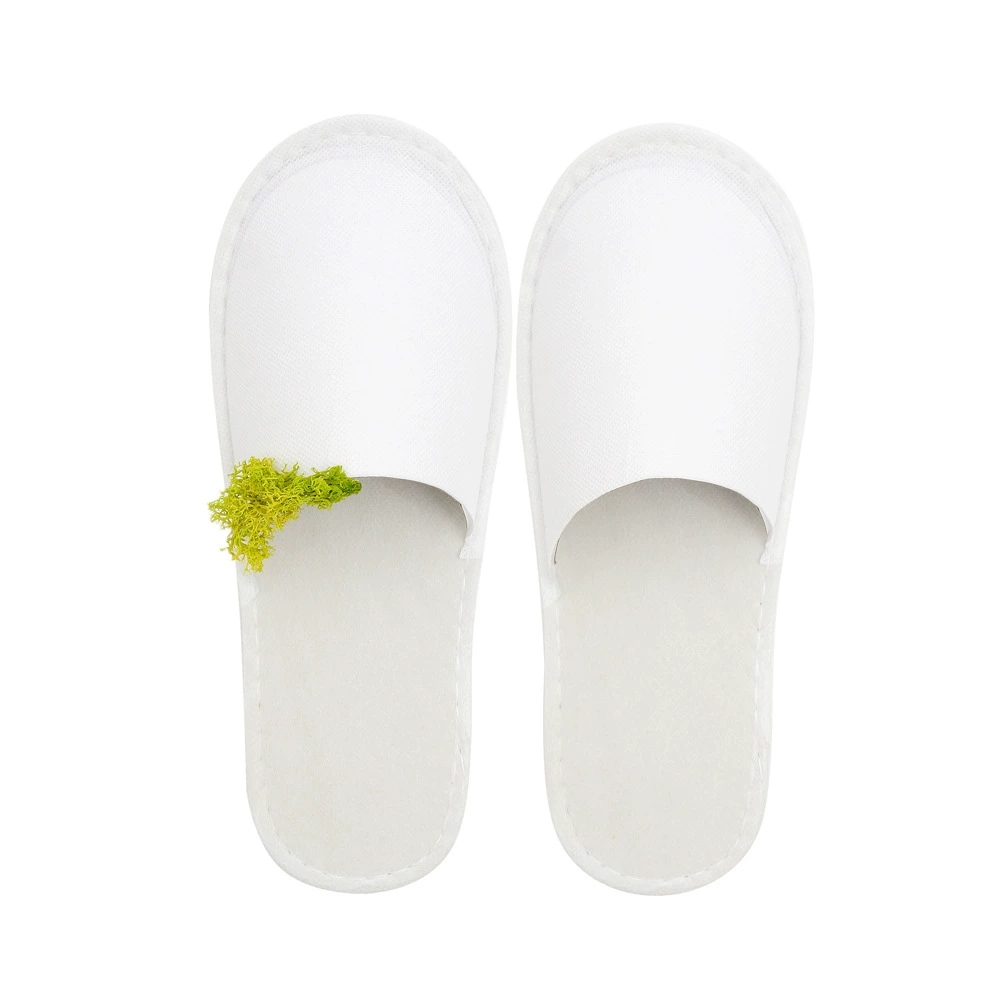 Soft and comfortable hotel slippers with foam heel disposable slippers for hotel