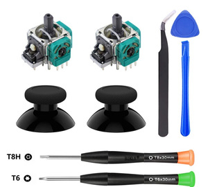 3D Analogจอยสติ๊กนิ้วหัวแม่มือS TicksสําหรับXbox Oneจอยสติ๊กซ่อมอะไหล่ชุดT8 T10 สําหรับXBOX Series S Controller Protectorหมวก - Product Image 6