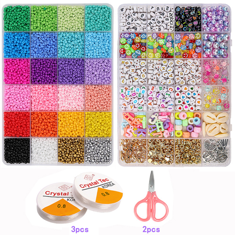 2 boîtes de 48 perles de riz 24 de printemps coloré environ 12948