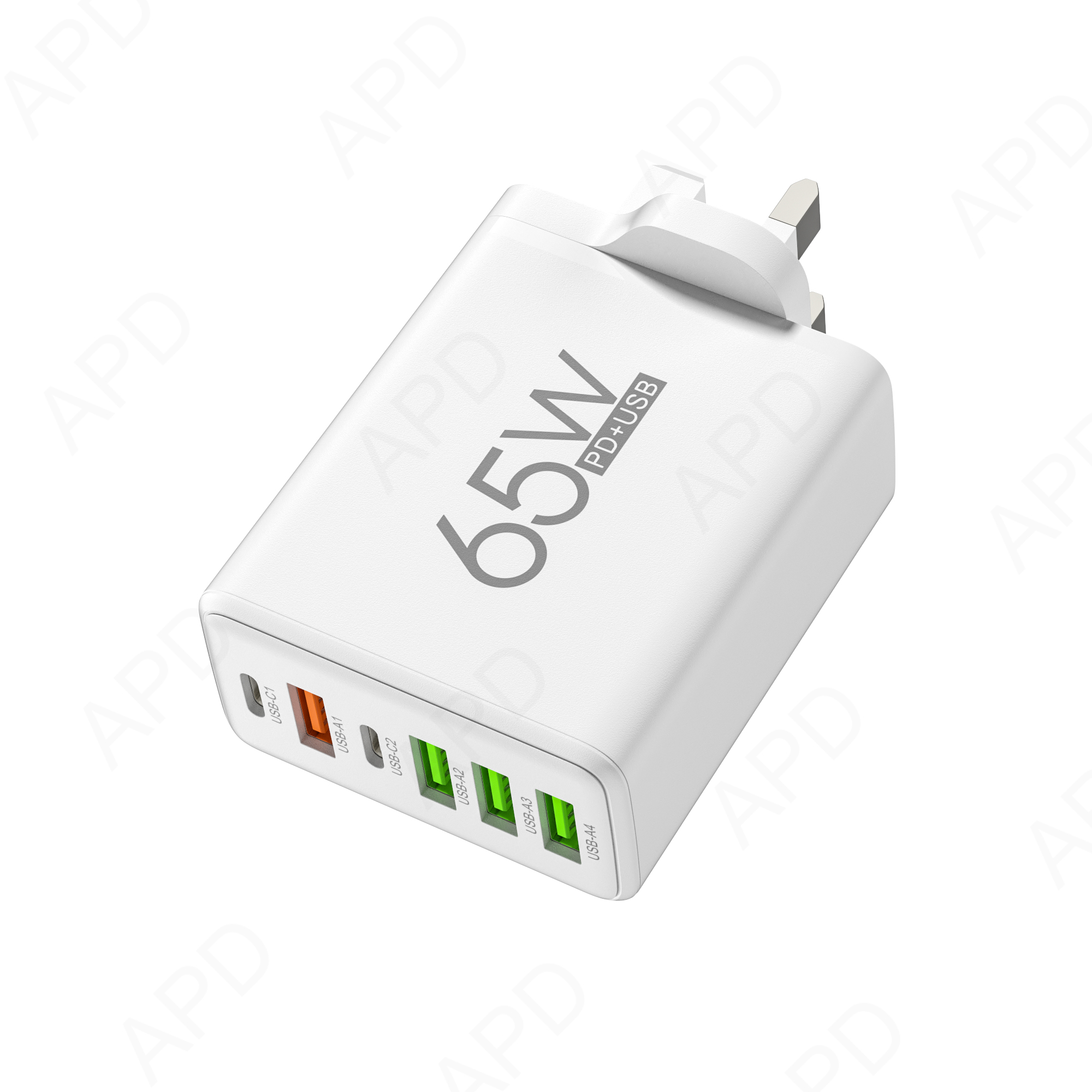 Blanco 4 USB + 2 PD
