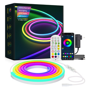 RGB LEDストリップライト防水IP65コントロール。テレビのバックライト、部屋、パーティー、キャンプの装飾に最適です。 - Product Image 2