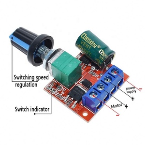 Mini 5A 90W <strong>PWM</strong> 12V <strong>DC</strong> <strong>Motor</strong> <strong>Speed</strong> <strong>Controller</strong> Module <strong>DC</strong>-<strong>DC</strong> 4.5V-35V Adjustable <strong>Speed</strong> Regulator Control Governor Switch 24V - Product Image 3