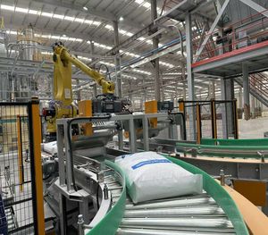 Sistema de paletización industrial Robot de carga y descarga Máquina apiladora Paletizador robótico