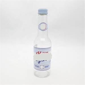 Linlang Shanghai Food Grade Glass Water <strong>Bottle</strong> with Aluminum Cap 250ml - Product Image 1
