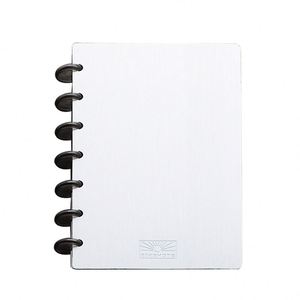Agenda e taccuino con rilegatura ad anello rilegato a disco in plastica A5 quaderno con raccoglitore a dischi a fungo con anello di espansione personalizzato, notebo aziendale - Product Image 3