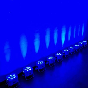 Yüksek kalite 6x18W RGBWAUV LED LED kablosuz pil Par ışık fabrika doğrudan Dj, disko, kulüp, sahne aydınlatma gerçekleştirmek - Product Image 5