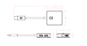 Dock di espansione USB di tipo C per trasferimento dati ad alta velocità di Raspberry Pi e porte Multiple - Product Image 3