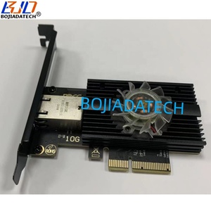 10Gbps RJ45 Port PCI-E 4X Server scheda di rete Gaming Computer 10000Mbps Ethernet PCIE Lan carte AQC113C dissipatore di calore con ventola RGB - Product Image 4