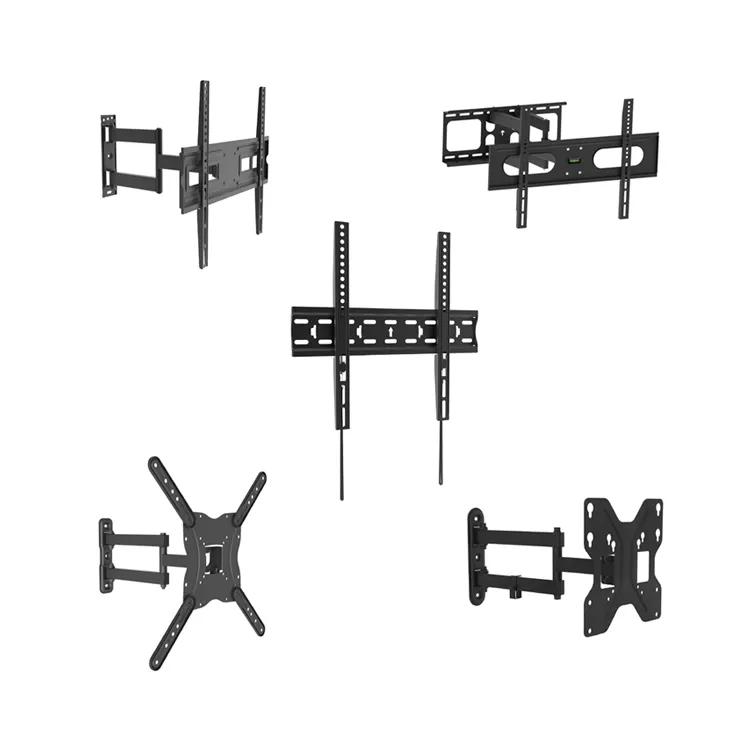 Suporte de parede para tv, suporte de televisão lcd de 17 'a 65'