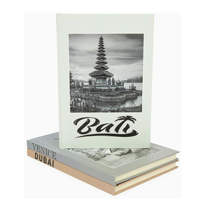 6x9 Inch Personalized Design Bookshelf <strong>Living</strong> Room Decor Hardcover Faux <strong>Book</strong> Stacks Display Decorative <strong>Books</strong> Set - Product Image 5
