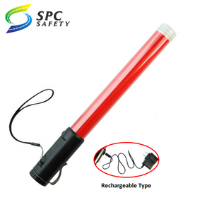 คู่มือการจอดรถกลางแจ้ง36ซม. คำสั่ง Led Trafic Wands ทิศทางความปลอดภัยสาธารณะการจราจรมือถือสัญญาณไฟ Batons พร้อมไฟฉาย - Product Image 3