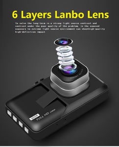 3 Inch Car DVR Camera Dual Lens Full HD 1080P Dash Cam Night Vision Video Recorder Parking Monitor Dashboard <strong>with</strong> Rear Camera - Product Image 4