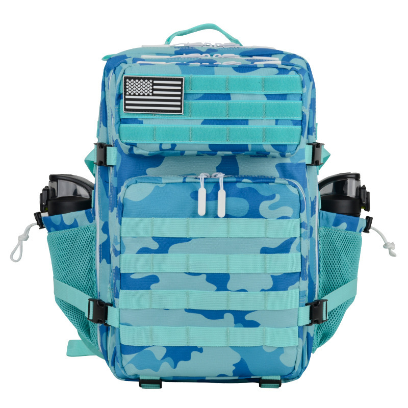 Aqua blue camouflage