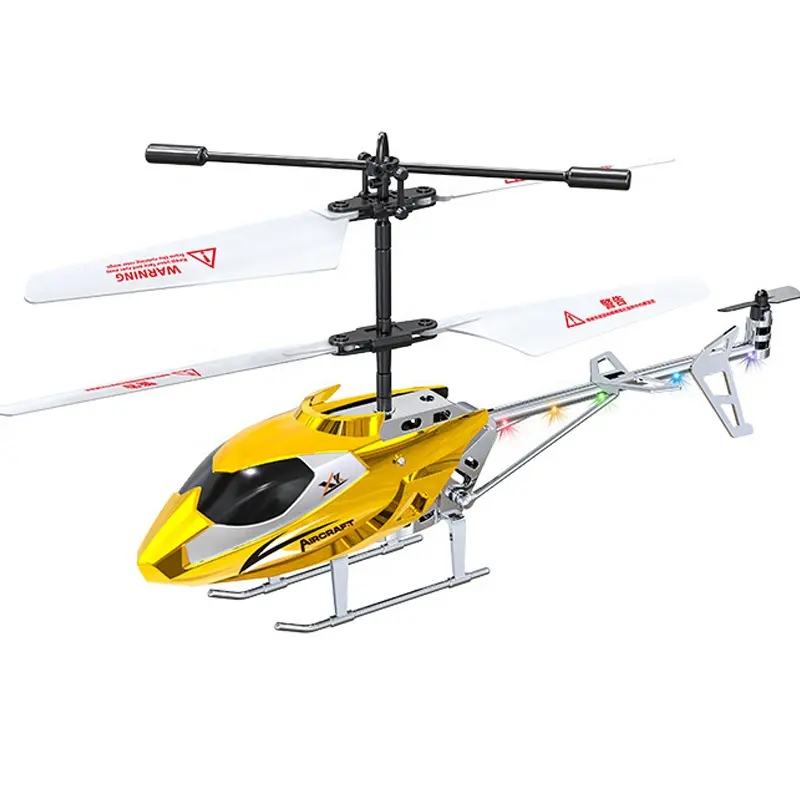 Telecomando a infrarossi 2.5CH elicottero con luci colorate lampeggianti USB RC elicottero RC Flying aerei giocattoli per bambini