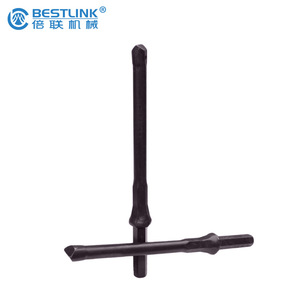 Sierras de copa y brocas cruzadas, brocas de acero Integral H22 H19 H25 x 108mm, barra de perforación integral para martillo de gato - Product Image 6