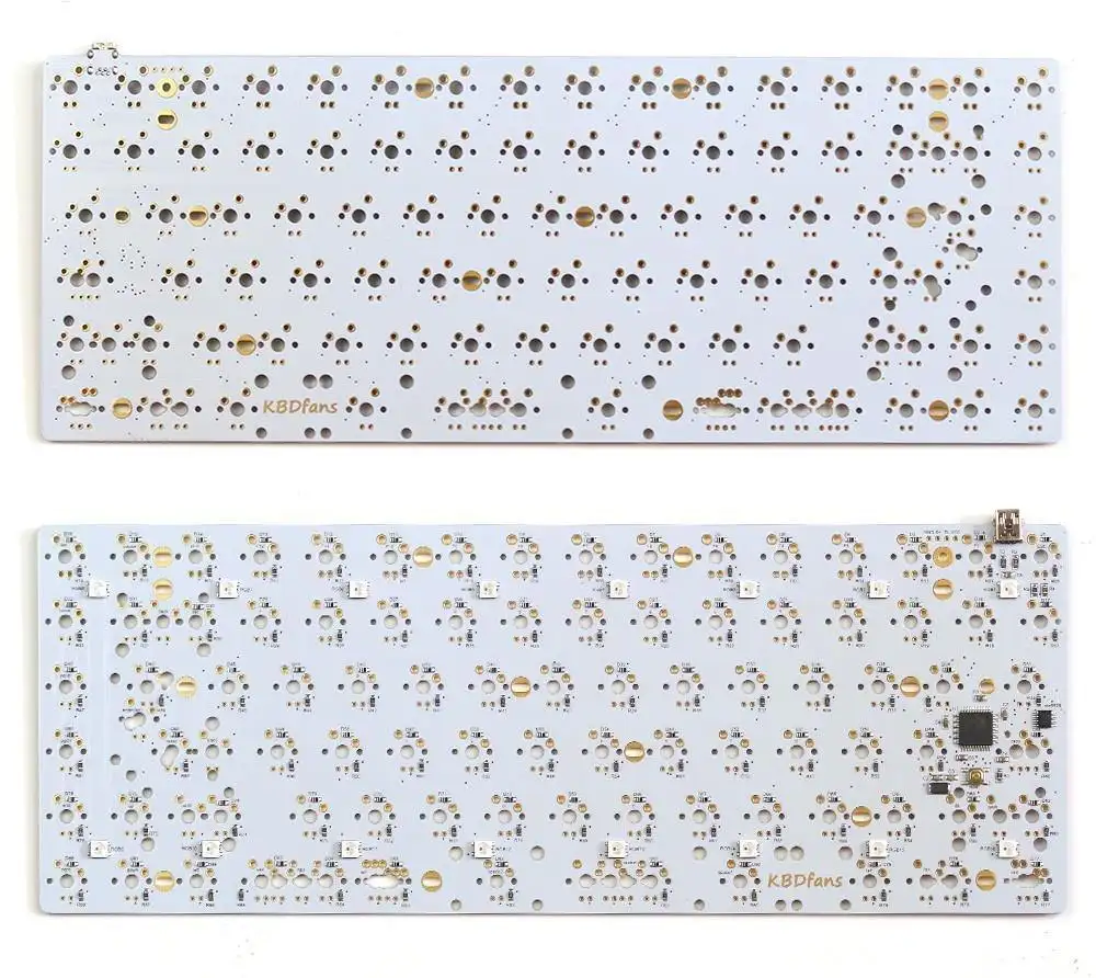 Carte PCB de clavier Bluetooth 65% Hotswap mécanique sans fil personnalisé professionnel Gk68xs