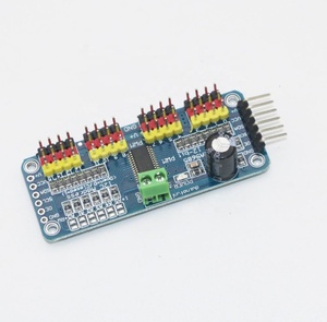 16-Kanal-12-Bit-PWM-Servo-Driver-I2C Schnittstellenmodul für Raspberry Pi Shield-Modul Servo Shield für Arduino Diy Kit