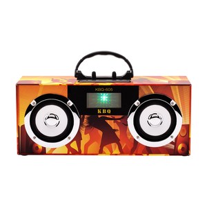 Bộ Khuếch Đại Bằng Gỗ Tùy Chỉnh Của Nhà Sản Xuất Loa KBQ-602 Loa Không Dây Di Động - Product Image 2