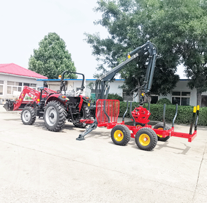Self <strong>Loading</strong> Log Loader Trailer Log Grapple Trailer <strong>Machine</strong> - Product Image 5