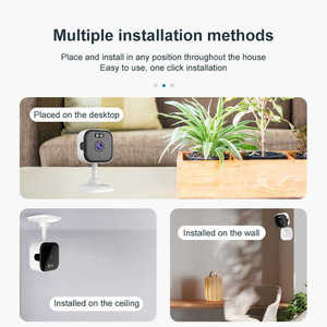 Cámara IP inteligente WiFi con rotación de 360 grados, Audio bidireccional, visión nocturna y función de detección de área de seguridad para el hogar - Product Image 5
