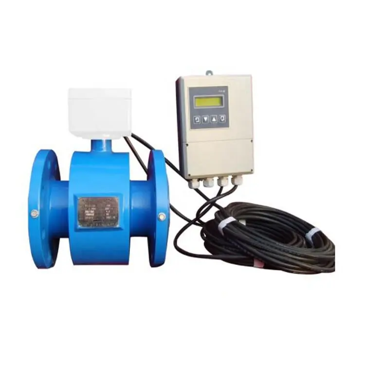 Medidor digital de fluxo de água, material acrílico de boa precisão, 2 3 4 polegadas, medidor de fluxo magnético líquido eletromagnético de ácido
