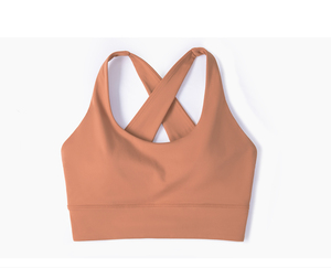 Sutyen dolgu özel düz spor Stringer yelek inşa ile yüksek mukavemetli bayanlar egzersiz Yoga Tank Top - Product Image 6