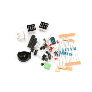DIY <strong>Kits</strong> AT89C2051 Electronic Clock Digital Tube LED Display Suite Electronic Module Parts and Components DC 9V - 12V - Product Image 2