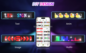 Pannello a matrice a LED portatile personalizzabile per esterni illuminato con schermo pubblicitario a scorrimento flessibile display Digital Signage - Product Image 6