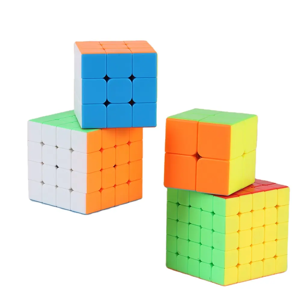 Juguete preescolar Sengso, juego personalizado 6 en 1, espejo sin pegatinas, cubo mágico especial para juguete educativo