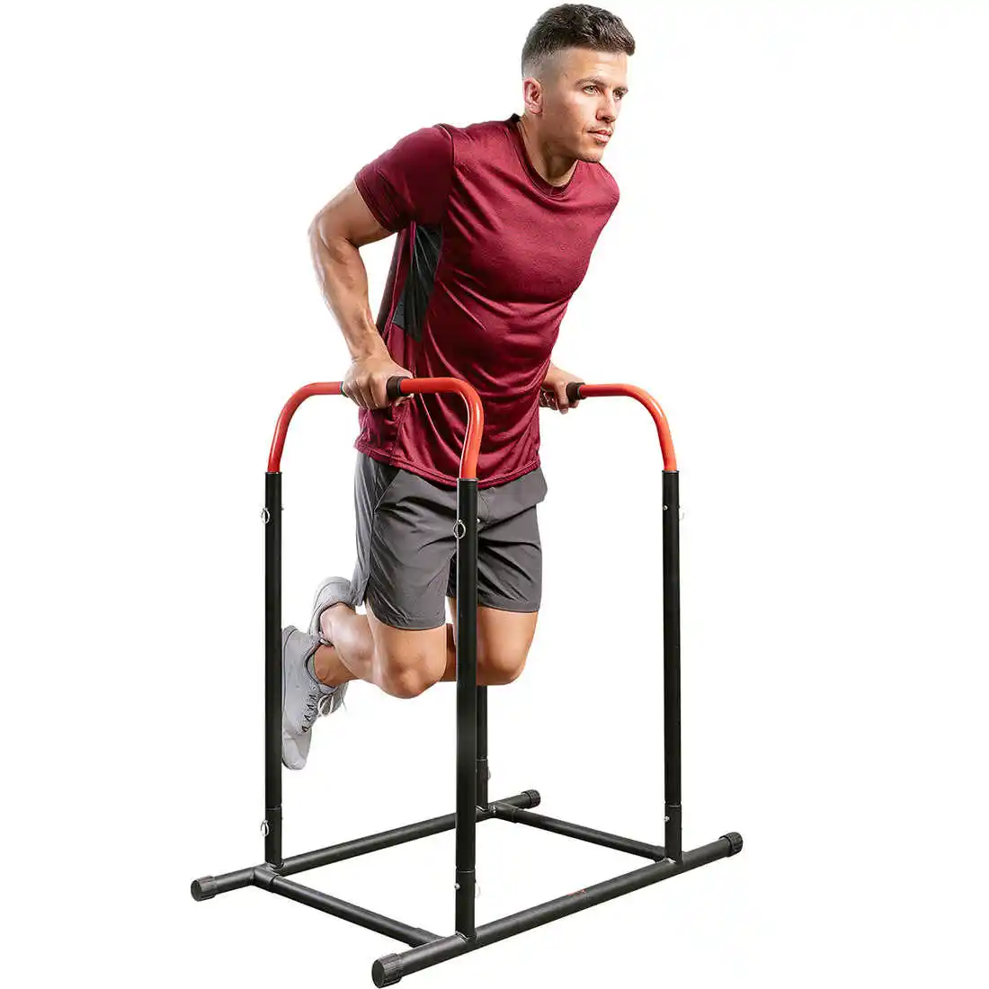Fabricante de barras personalizadas DIP split barra paralela para gimnasio fitness Parallette Push Up equipo de fuerza entrenamiento de equilibrio