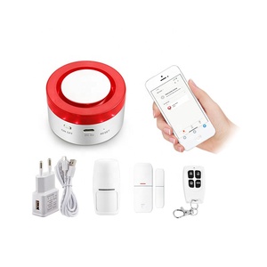 Wireless Smart Home APP Wifi Tuya Host &amp; Siren <strong>Alarm</strong> System for Intelligent Home Platform Support Alexa Google Assistant - Product Image 1