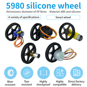 MG996R SG 90 SG5010 Servo 360 derece sürekli rotasyon N20 TT Motor 5V step Motor mikro Servo Motor RC Servo tekerlek ile
