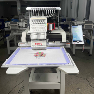 High-Speed 12/15 Needles One-Head Cap T Shirt Embroidery <strong>Machine</strong> Computerized Operation Factory Price Core Incl. Motor Pump - Product Image 1