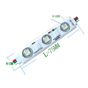 โมดูลหลอดไฟ LED 0.72W 5050โมดูลไฟ LED 3สี12V 24V - Product Image 2