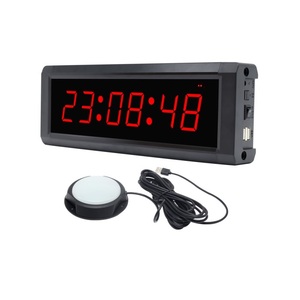 E-Serie 1,5 "Uhr wiederauf ladbare Batterie anzeige Multifunktion ale LED Digital Countdown Timer Taste Wand montage Timing Clock - Product Image 1