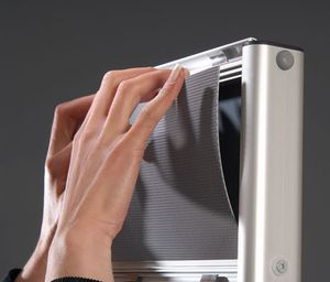 Xách tay kim loại hiện đại có thể gập lại <span class=keywords><strong>Zig</strong></span> <span class=keywords><strong>Zag</strong></span> Văn Học đứng 4 túi lưu trữ cho bền nhẹ pop-up Rack hiển thị cho - Product Image 5