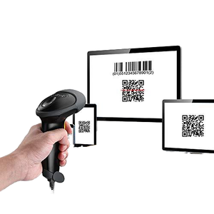 Lector de código de barras QR con cable USB 1D 2D, escáner de código de barras CCD LED portátil para supermercado, soluciones POS, producto en stock compatible con Android - Product Image 4