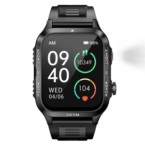 Cr222 1.96 "Màn Hình 3ATM Không Thấm Nước Smartwatch 880MAh Pin Lớn Mạnh Mẽ Đèn Pin Ngoài Trời Thông Minh Đồng Hồ Cho Nam Giới - Product Image 4