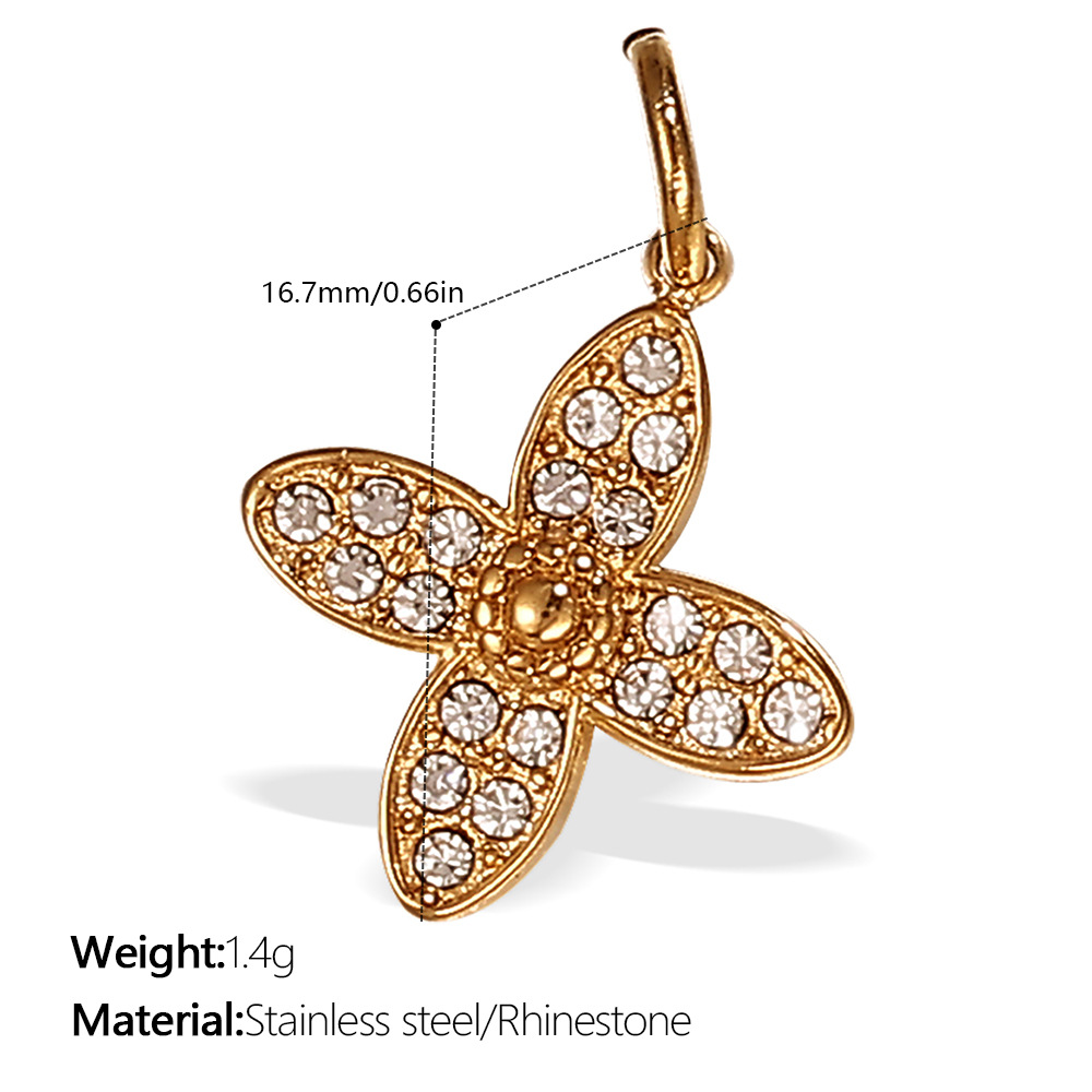 Pj502weg white diamond gold pendant