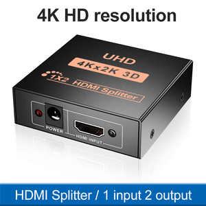 Entrega rápida HDMI Splitter 2 vías 1,4 V 1X2 4K * 2K Full 3D 1 en 2 Out Hdmi Splitter - Product Image 2