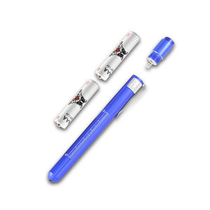 Taşınabilir cep küçük LED kalem ışık tıbbi linterna 2 * AAA kuru pil ile Led Metal xpe led cep Mini kalem fener klip - Product Image 6