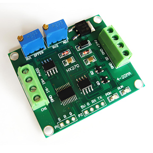 Kleines Vollbrücken-Wägezellen verstärker modul Elektronik waage Sender Gewichts sensor Signal wandler 4-20mA 0-10V Ausgang