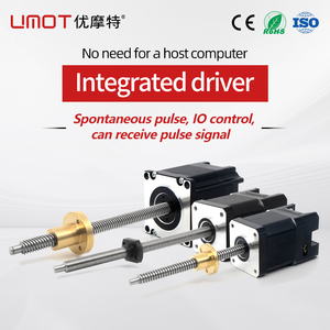 UMOT Nema11 Nema14 Nema17 Nema23 Pulse-Type Integrated Drive And Control And <strong>Encoder</strong> Linear Screw Stepper Motor Ball Screw Screw - Product Image 2