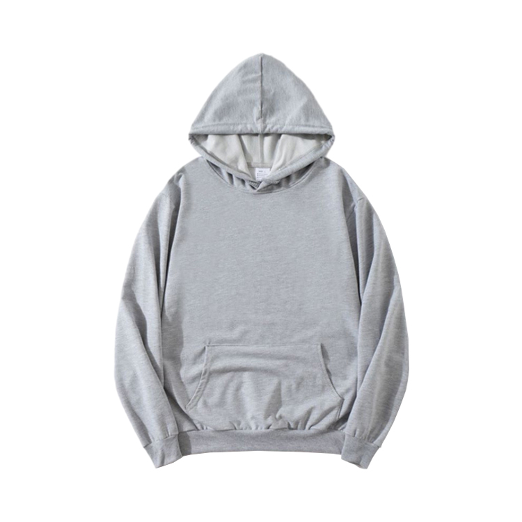 Sudadera con capucha gris