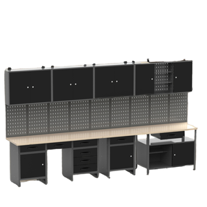 High Quality Multi-Function Combination Workstation Customizable OEM Garage Storage <strong>Workbench</strong> &amp; Tool Cabinet for Car Repair